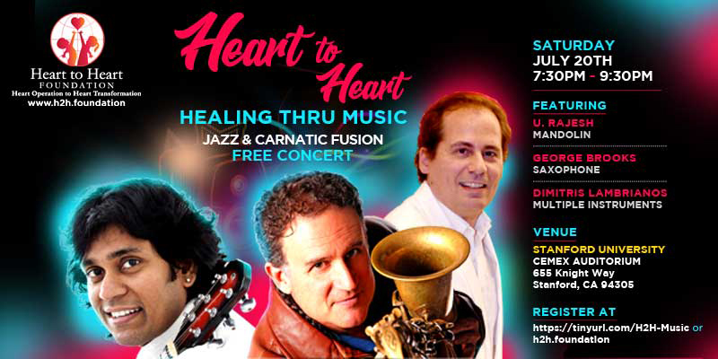 Heart to Heart, Healing through Music, July 20th, 2019